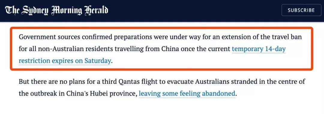 澳洲禁令或将延长，移民局停发中国大陆留学生签证...