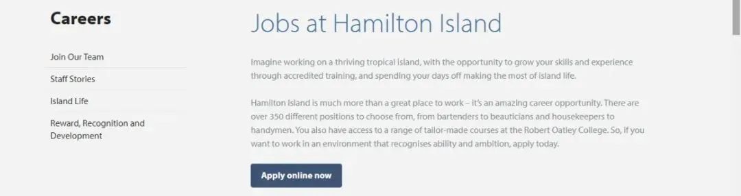 10个你不得不来Hamiltion Island工作的理由！附申请攻略