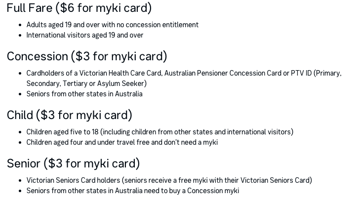土澳攻略 | 墨尔本的Myki卡2020最新指南
