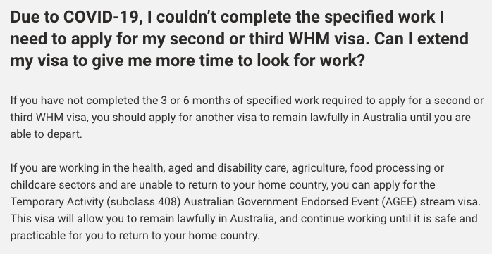 探讨：移民局公布了关于在澳境内462签证的Q&A