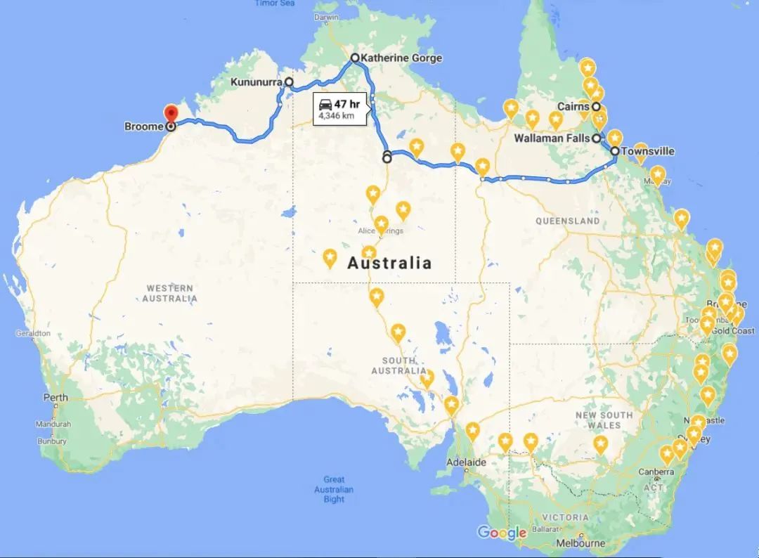 如何从澳洲东海岸自驾去西海岸？建议收藏！