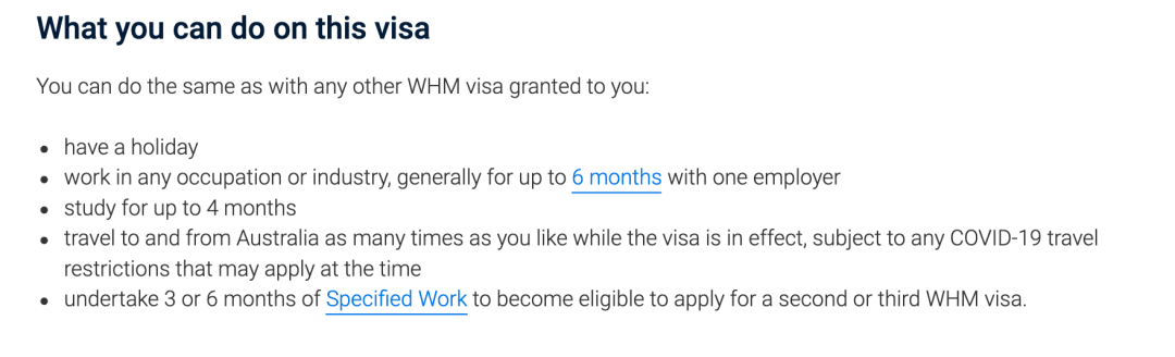 细则已出！被疫情影响的打工度假者都可以免费再申请WHV！包括未入境者、408签证持有者！